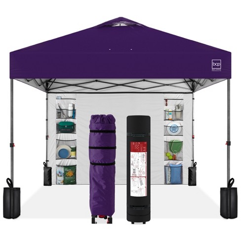 Purple canopy tent best sale