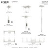 Livex Lighting Solna 3 - Light Vanity in  Brushed Nickel - 2 of 4