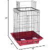 Prevue Pet Products SP851B/B Clean Life Play Top Cage, Black - 2 of 4