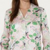 Anna-Kaci Lounge Women's 2-Piece Set Long Sleeve Button Front Pajama Set with Crane Print and Soft Silky Fabric for Relaxed Comfort - 4 of 4