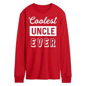 Men's - Instant Message - Coolest Uncle Ever Long Sleeve Graphic T-Shirt - 1 of 4