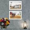 2Piece Vignette Washday and Granddad's Old Truck White Framed Wall Art for Living Room, Bedroom Wall Art Print for Home Decor by Billy Jacobs - 3 of 4