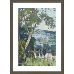 Amanti Art Lemon Landscape I by Susan Wilde Wood Framed Wall Art Print - 1 of 4