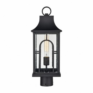 Elk Home Triumph 1 - Light Post Light in  Textured Black - 1 of 4
