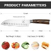 imarku Chef Knife - Pro Kitchen Knife 8 Inch Chef's Knives Japanese SUS440A Stainless Steel Sharp Paring Knife with Ergonomic Handle - 2 of 4