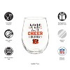 Evergreen Cincinnati Bengals, 17oz Boxed Stemless Wine - 3 of 4