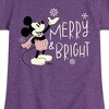Girls' - Disney - Merry And Bright Fitted Short Sleeve Graphic T-Shirt - 2 of 4