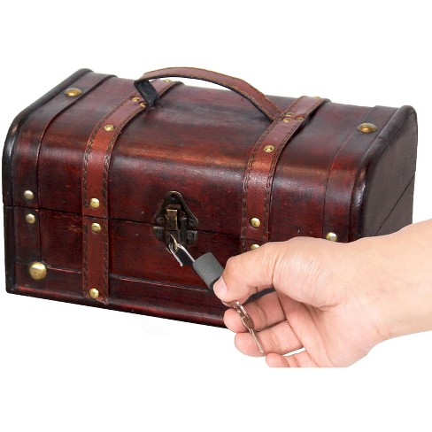 A Vintage Treasure Chest With The Reserve Roll Of Toilet Paper