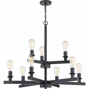 Craftmade Lighting Chicago 9 - Light Chandelier in  Flat Black - 1 of 1
