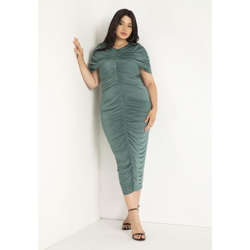 Women's plus shop size silver dresses