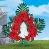 Collections Etc Artificial Rose Praying Hands Memorial Stake 13 X 4 X 19.75 - 2 of 3