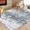 Area Rug Oriental Vintage Distressed Rug for Living Room Bedroom - image 2 of 4