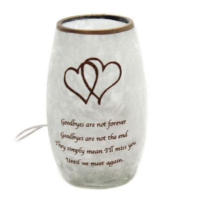 Stony Creek 5.0" Heartfelt Blessing Small Vase Memorial  -  Novelty Sculpture Lights