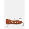 Moira Woven Peep Toe Flats - 2 of 2