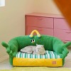 ZEZE Lush Green Leaf Pet Sofa Bed-Green - 4 of 4