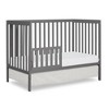 5-In-1 Convertible Crib With 3 Position Mattress Height Settings Converts From Crib To Toddler Bed Full Size Bed For Kids Teens Bedroom - 2 of 4