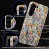 BONGEEK Case Compatible with Samsung Galaxy S23 Plus,Scratch Resistant Hybrid 2-Layer Hard Shell Bright Phone Case, Bloom Floral Halloween - 3 of 4