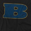 Beloit College Official Distressed Primary Logo Adult T Shirt, Black, Medium - 2 of 4