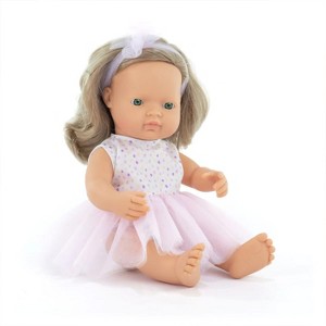 Miniland My Friends & Me Baby Doll, Dark Blonde Girl, 15", Boxed - 1 of 4
