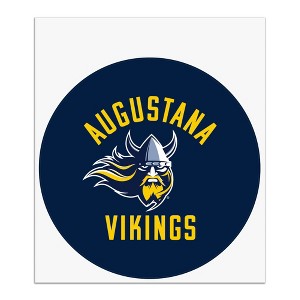 Augustana University Vikings Logo Automotive Car Window Locker Circle Bumper Sticker - 1 of 4