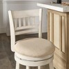 Inspire Q Wolcott Barstool Antique White Finish/Beige Linen - 2 of 3