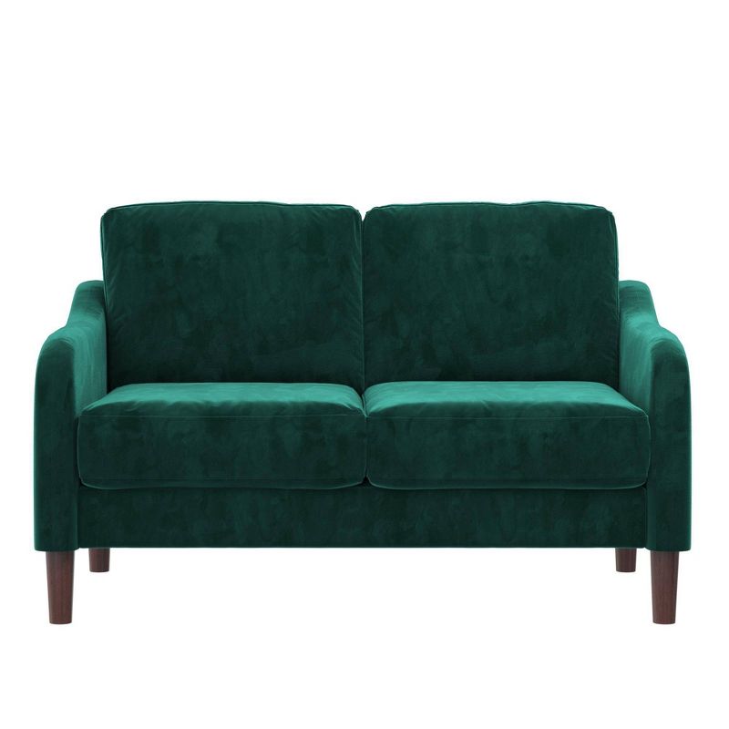 Penny 2 Seater Loveseat Sofa Green Velvet - Room &#38; Joy, 1 of 15