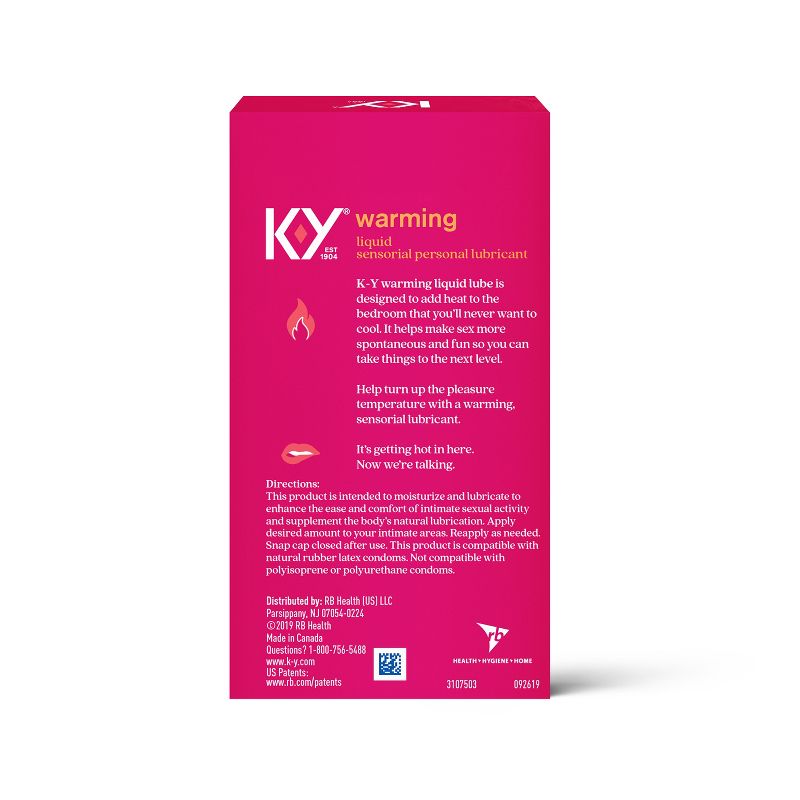 K-Y Warming Liquid Personal Lube - 2.4oz, 2 of 6