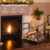 Tangkula Firewood Rack Fireplace Log Holder Wood Steel Stove Bracket Stacking Rack - 4 of 4