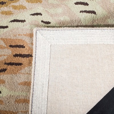 Ivory Elegance Hand-Tufted Wool 7&#039; Square Area Rug