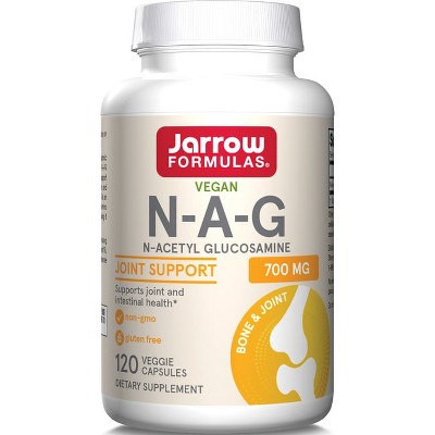 Jarrow Formulas, Inc. Vegan N-A-G N-Acetyl Glucosamine 700 mg 120 Veg Caps.
