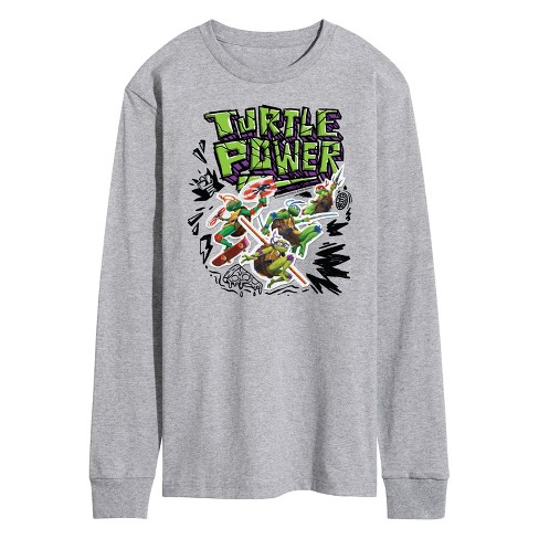 Men's - Teenage Mutant Ninja Turtles Mutant Mayhem - Turtle Power Long Sleeve Graphic T-Shirt - image 1 of 3