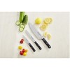 KitchenAid 3 Piece Classic Forged Series Starter Triple Rivet Cutlery Set, Onyx Black - 2 of 2