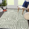 Modern Area Rug for Living Room, Vintage Low Pile Floor Rug with Non Slip Backing, Washable Stain Resistant Carpet for Dorm Office - 2 of 4