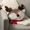 24.5"H Sullivans Christmas Sleeping Reindeer Pillow  Multicolor - 3 of 4