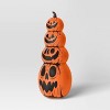 9' Tall Jack Stacked Pumpkins Inflatable Halloween Decoration Orange - Hyde and EEK! Boutique™ - 3 of 4