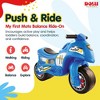 DOLU My First Moto Balance Ride-On, Foot-Powered Balancing Toddler Toy, Blue - 2 of 4