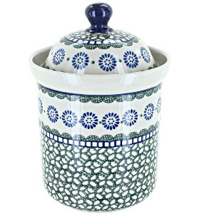 Blue Rose Polish Pottery 492 Ceramika Medium Canister - 1 of 1