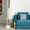Small Metal Side Table with Gold Finish and Versatile Design for Living Room - 4 of 4