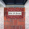 Stupell Industries Let It Snow Red Plaid Printed Outdoor Door Mat, design by Chad Barrett, 18"x30" - 3 of 4