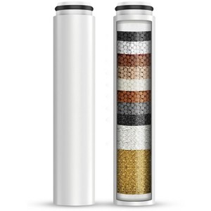Cobbe 2 Pack Replacement Filters for Handheld Shower Head - Water Softener Filters Beads for Hard Water - Remove Chlorine - Reduces Dry Itchy Skin - 1 of 4