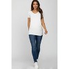 PinkBlush Ivory V-Neck Ruched Side Maternity Top - 4 of 4