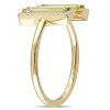 Everly Jewelry – 14K Yellow Gold 1 TGW Peridot and 0.1 TW GHI Diamond Fashion Ring - 4 of 4