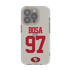 NFL San Francisco 49ers Players Game Tactic Clear Cell Phone Case for Apple iPhone - 1 of 4