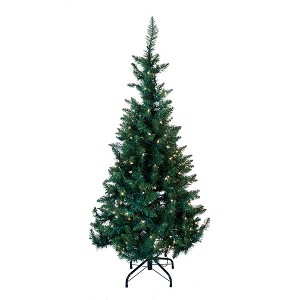 Kurt S. Adler 4.5' Pre-Lit Clear Incandescent Point Pine Tree - 1 of 2
