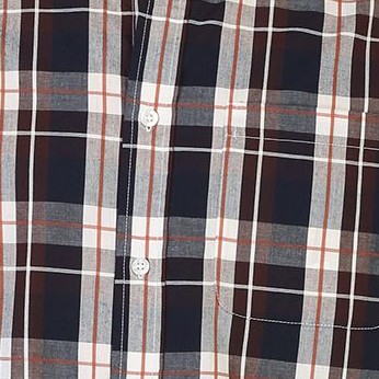 1021 - brown / navy / orange line