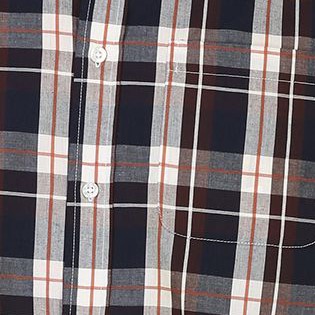 1021 - brown / navy / orange line