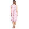 Casual Nights Women's Sleeveless Floral Lace and Ribbon Nightgown - 3 of 4
