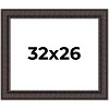 PosterPalooza | 3.5" Wide Ornate Brown Picture Frame - UV Acrylic, Backing Board, Hanging Hardware Included - 2 of 4