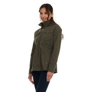 Canada Weather Gear Women's Safari Rain Jacket – Lightweight Water-Resistant Utility Jacket with Hood - 1 of 4
