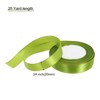 Unique Bargains Double Face Wide Satin Ribbon with Gold Edges for Wedding Bouquet - 2 of 4
